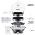thumbnail image 5 of Elite Gourmet Easy Egg Cooker, Dark Grey, 5 of 12