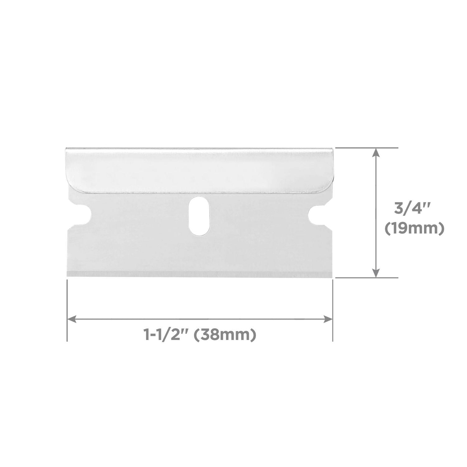 Swiss Tech Razor Blades - 10 Pack, Scraper blades 10pc