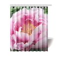 thumbnail image 1 of Cortina de ducha ABPHQTO de Tela Impermeable con Diseño Floral de Peonía Rosa 150x180 cm, 1 of 2