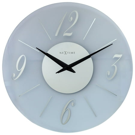 NEXTIME WALL CLOCK DALI ROUND FROSTED/MIRROR