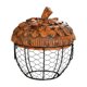 thumbnail image 2 of Cesta de Almacenamiento de Hierro Forjado con Forma de Gallina: Organizador Decorativo para Frutas y Aperitivos de Cocina, Cesta para Huevos con Diseño Calado para Encimera, Mesa de Comedor o Escrito, 2 of 6