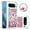 Rose Gold, variant on Case for Google Pixel 9 Pro XL Case Liquid Glitter with Ring Holder Stand, Clear TPU Cute Love Moving Quicksand Sparkle Shockproof Phone Case for Google Pixel 9 Pro XL Colorful YBZ