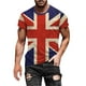 thumbnail image 1 of Playeras De Hombre Camiseta Deportiva Informal De Manga Corta Con Estampado Parcial De Árbol De Coco Y Cuello Redondo De Verano Para Hombre, 1 of 4