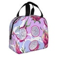thumbnail image 2 of Pofeuu Dragon Fruit Print Lunch Bag Lunch Box Insulated Lunch Bag Adult Lunch Box for Men and Women, 2 of 8