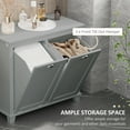 Freestanding Linen Hamper, TiltOut Laundry Sorter, Bathroom