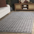 thumbnail image 2 of SAFAVIEH Montauk Elwyn Checkered Cotton Area Rug, Black/Ivory, 6' x 9', 2 of 11
