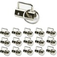 thumbnail image 1 of Hweilai Key Lanyard, Webbing Buckle, 40 Pieces Webbing Buckle with Keyring, Canvas Powered Buckle with Keyring for 25mm Wide DIY Lanyard Strap, 1 of 2
