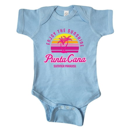 

Inktastic Enjoy The Sunshine Punta Cana Summer Paradise Gift Baby Boy or Baby Girl Bodysuit