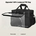 thumbnail image 5 of WARMOUNTS Insulated Bag 48 Cans & Soft Cooler Bag 2 in 1, w/ Insulating Cover, Upgraded Leakproof Camping Cooler Bag 2 Compartment for Camping Hiking Picnic Beach, 5 of 13