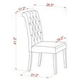 thumbnail image 6 of East West Furniture Lassale 7-piece Wood Dining Set in Brown/Light Sable, 6 of 6