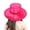 Hot Pink, variant on Women's Organza Church Kentucky Derby Fascinator Bridal Tea Party Wedding Hat Derby Hats for Women Cloche Bowler Hat Cocktail Party Wedding Sun Hat Uv Protection Packable Wide Brim Hats Women'