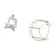 thumbnail image 5 of Figura de lector abstracto,Estatua de pensador abstracto,arte,manualidades,decoraciones,Estante de almacenamiento de pared,Estantería colgante de pared de metal de 3 niveles para decoración, 5 of 8