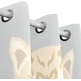 thumbnail image 2 of Coolnut Window Curtain Panels Lovely Kitten Grommet Top Room Darkening Thermal Insulated Blackout Window Treatment Drapes 2 Panels W55 x L84 In, 2 of 5