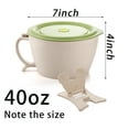 thumbnail image 2 of 2 Pack Noodle Bowl With Lid, 40 OZ Large Microwave Wheat Straw Soup Bowl with Phone Holder, Instant Noodle Bowl for Soup, Noodles, Ramen, 2 of 7