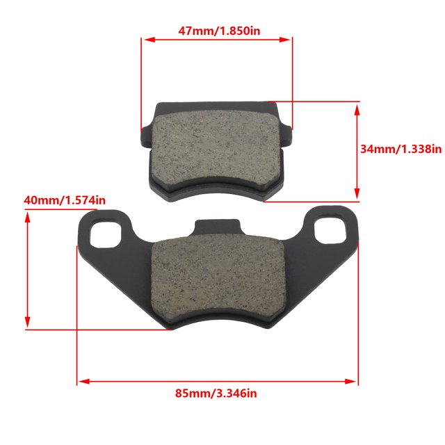 50cc - 250cc Motorcycle Brake Pads Hydraulic Front Rear Brake Pads For ATV Quad Go Kart Racing Dirt Pit Bike Scooter Motocross