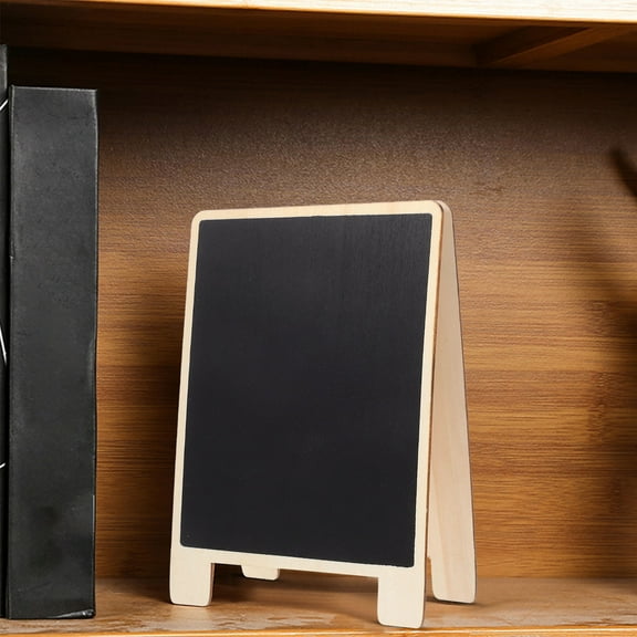 WHAMVOX 3 Pcs Letter Board with Stand Boards Restaurant Chalkboard 13.5X20X20CM Black