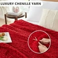 thumbnail image 3 of Chunky Knit Blanket - Soft Chenille Yarn Throw - 60x80 inch: Handmade Thick Cable Crochet Blanket - Large Chunky Yarn Rope Knot Throw for Couch, Sofa, Bed, Home Decor, 3 of 8