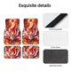 thumbnail image 4 of Balery Red Sun Flame Fox Juego de 4 Alfombrillas para Auto, Revestimientos de Caucho Resistente, Diseño Antideslizante, 4 of 7