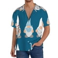 thumbnail image 1 of Fotbe Nurse Doctor Gnomes Camisa Estampada de Manga Corta para Hombre, Casual de Verano, Estilo Playero, Sin Arrugas-X-Large, 1 of 5