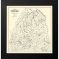 thumbnail image 2 of Hubbard 20x21 Black Modern Framed Museum Art Print Titled - Maine - Hubbard 1899, 2 of 5