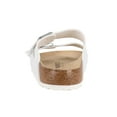 thumbnail image 3 of BIRKENSTOCK Unisex Arizona Leather Sandal, White Birko Flor, 45 R EU, 3 of 9
