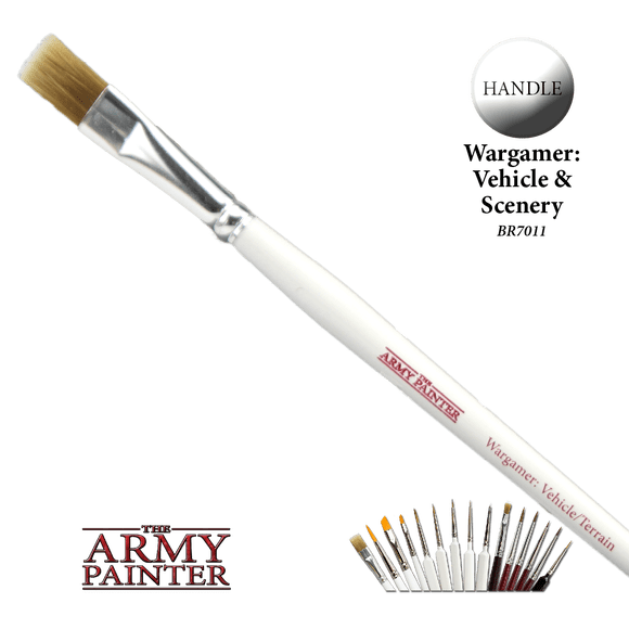Army Painter Hobby Brush - Wargamer Vehichle Terrain Brush BR7011 New