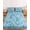 Blue, variant on Cal.King Size Fitted Sheet Set - Light Blue Teal 3 Piece Bedding Sets 16" Deep Pocket Fitted Sheet with 2 Pillowcases, Retro Botanical Abstract Art Brushed Microfiber Hotel Luxury Bed Sheets