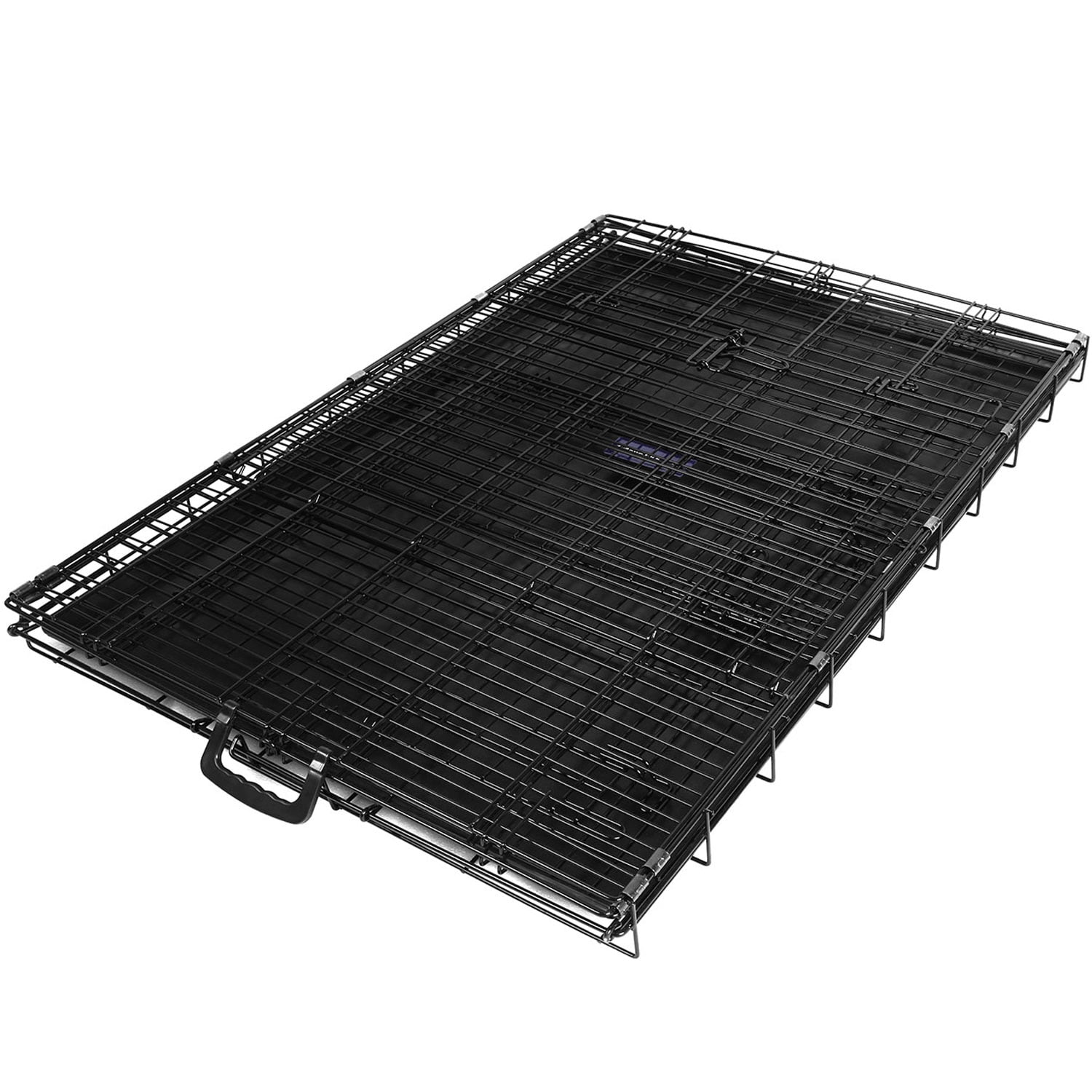 Rust Resistant Removable /& Washable Pan Tray Quick Assembly iMounTEK Folding Metal Pet Dog Puppy Cat Cage Crate Kennel W//Tray 2 Doors Wire Cage for Training