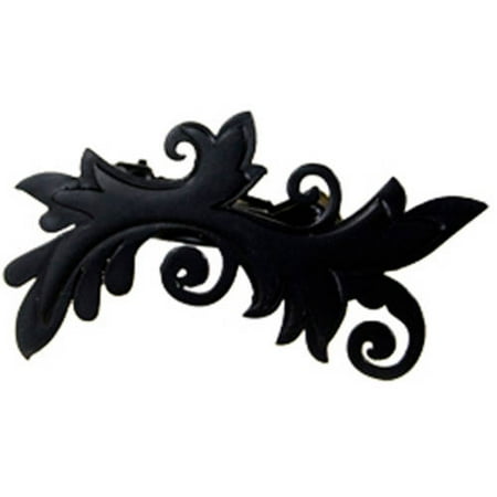 Better Homes and Gardens Black Scroll Curtain Holdback, Set of Two