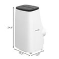 thumbnail image 4 of 14,000 BTU Portable Air Conditioners, 3-in-1 Free Standing Cooling AC Unit for Room up to 700 Sq. Ft, Compact AC Unit Air Cooler w/Fan & Dry Function, LED Display Air Conditioners w/24Hrs Timer, 4 of 9