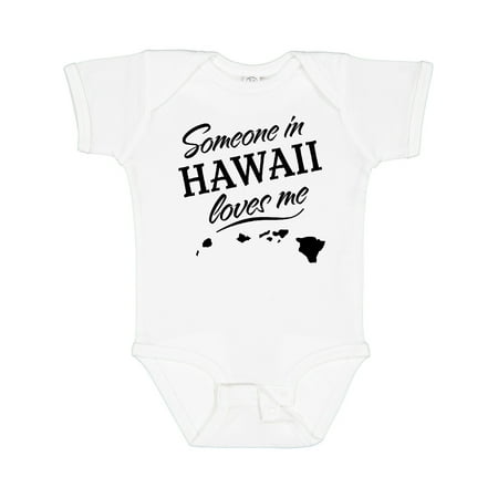 

Inktastic Someone in Hawaii Loves Me Gift Baby Boy or Baby Girl Bodysuit