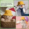 thumbnail image 6 of Uxcell Mini Bucket Hats for Dolls, White 3 x 2 Inch Miniature Doll Hats for Crafts Party Ornaments DIY Doll Dollhouse Hair Accessory Snowman Decoration, 6 of 6