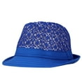 thumbnail image 2 of Dyfzdhu Packable Breathable Hollow Sun Summer Beach Hat Cuban Trilby Men Women, 2 of 3