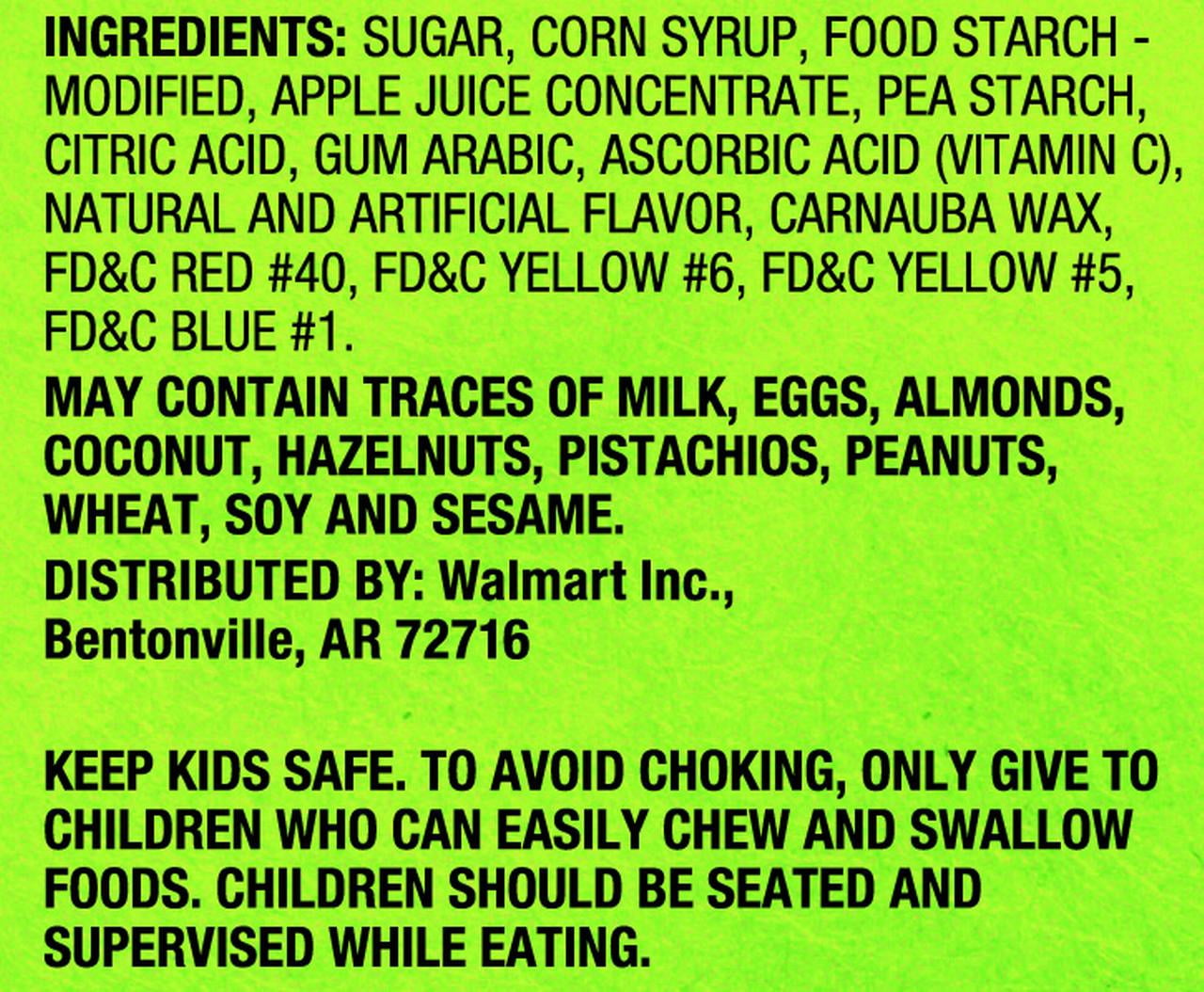 Great Value Tangy Fruit Smiles 40 Ct