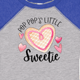 thumbnail image 4 of Inktastic Pop Pop's Little Sweetie with Pink Heart Cookie Boys or Girls Baby Bodysuit, 4 of 5