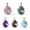 Multicolor, variant on Natural Amethyst Rose Quartz Opalite Opal Gem Butterfly Waterdrop Stone Pendant-Aventurine