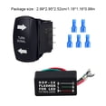 thumbnail image 3 of xinxixnxx UTV SUV Clignotants Basculeur Kit Universel 12V Automatique Bateau Contrôleur RV Remorque Clignotant Relais Bus Fixation Remplacement, 3 of 6