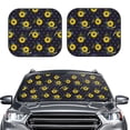 thumbnail image 2 of Haiem Sunflowers Car Windshield Sun Shade (2 Pieces) Foldable Windshield Sun Shade Car Accessories for Truck SUV Pickup-Large, 2 of 7