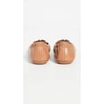 thumbnail image 2 of Tory Burch Women's Minnie Travel Ballet Soft Nappa Leather Royal Tan / Gold - 7M, 2 of 3