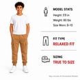 thumbnail image 5 of Quad Seven Boys Sweatpants Soft Active Fleece Cargo and Basic Jogger Pants with Pockets 4 Pack, 5 of 6