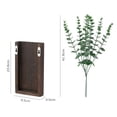 thumbnail image 5 of BAETEUY Wooden Wall Planter Rustic Farmhouse Living Room Bedroom Office Wooden Wall Mount Greenery Plants Dried Flowers Pot Vase Decoration, 5 of 7