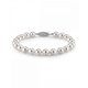 thumbnail image 1 of 2026 14K Gold 9-10mm AAAA Quality Round White Freshwater Pearl Bracelet for Women, 1 of 5