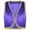 Purple, variant on Alvivi Kids Boys Arabian Prince Dress Up Waistcoat Halloween Fancy Party Open Front Golden Vest Purple 12