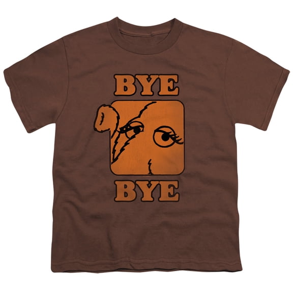 Sesame Street Bye Bye S/S Youth 18/1 T-Shirt Coffee