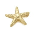 thumbnail image 2 of 10pcs Brass Pendants Starfish Rack Plating Long-Lasting Plated Lead Free & Cadmium Free Real 18K golden Plated 27x28x6mm Hole: 5x2.7mm, 2 of 3