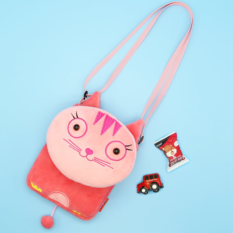 RED Girls Shoulder Elephant PU Leather Crossbody Handbag Cartoon Animal Mini Bag for Preschool Kids and Toddlers Baby Girls