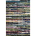 thumbnail image 2 of Safavieh Fiesta Willie Striped Shag Area Rug, Multi, 5'1" x 7'6", 2 of 8