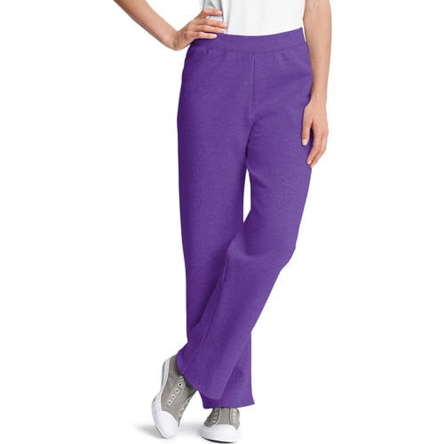 Hanes - Women's Fleece Sweatpants Available in Regular and Petite ...