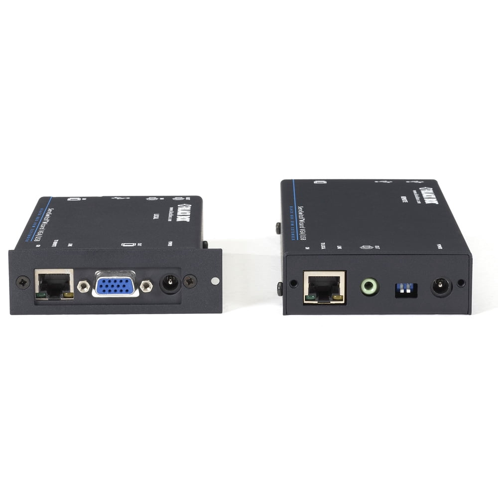 Black Box Wizard KVM Extender - VGA, USB, Audio, Dual-Access, CATx