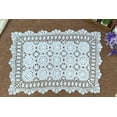 thumbnail image 2 of Rectangular Cotton Handmade Crochet Lace Table Runner Doilies Table Dresser Scarf Décor, 2 of 5